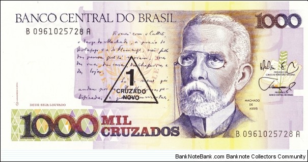 1 cruzado novo Banknote