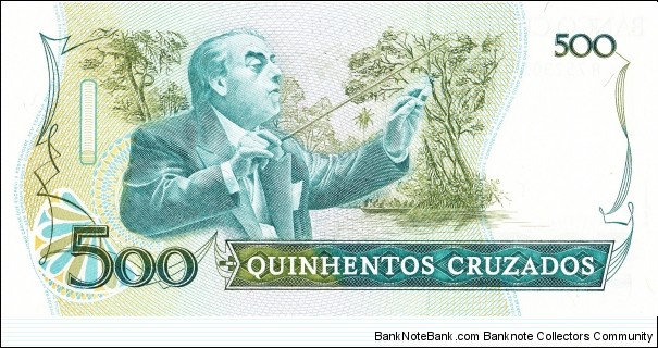 Banknote from Brazil year 1988