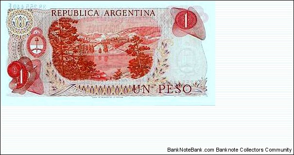 Banknote from Argentina year 1974