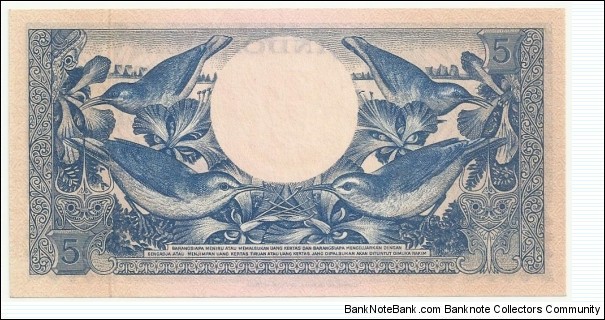 Banknote from Indonesia year 1959