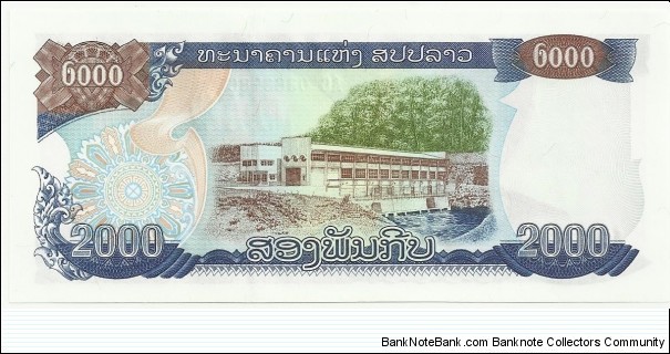 Banknote from Laos year 1997