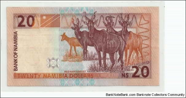 Banknote from Namibia year 1996