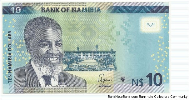 NamibiaBN 10 NamibianDollars 2015 Banknote