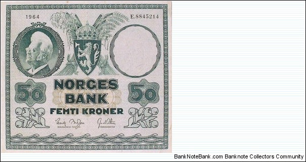 50 Kroner Banknote