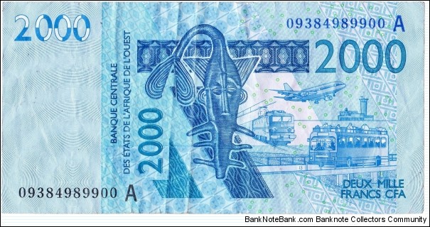 2000 francs Banknote