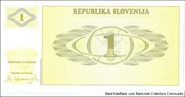 1 Tolar Banknote