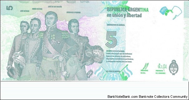 Banknote from Argentina year 2015