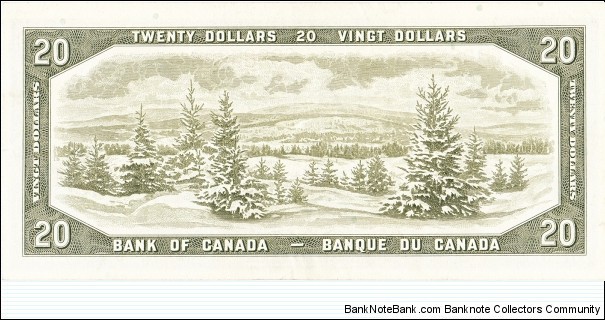 Banknote from Canada year 1954