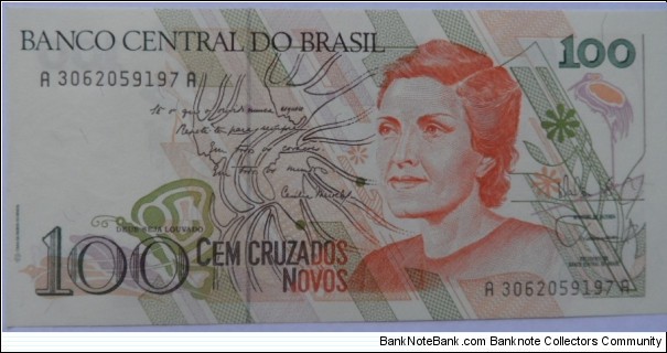 100 Cruzeiros Banknote