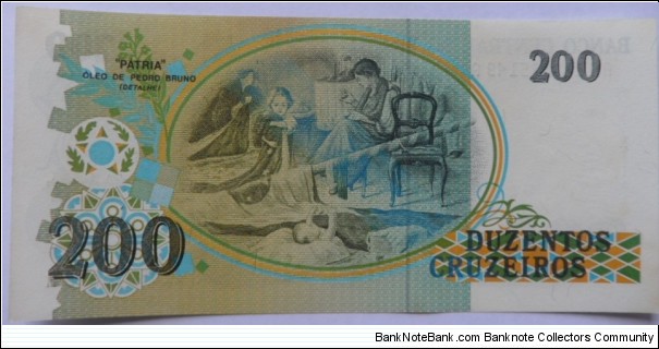 Banknote from Brazil year 1990