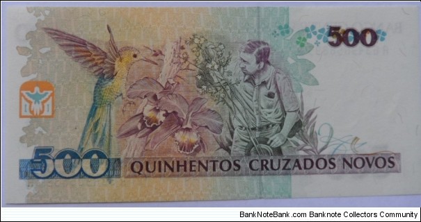 Banknote from Brazil year 1990