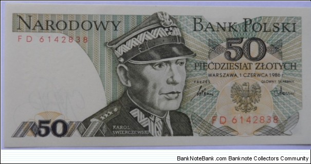 50 Zlotych Banknote