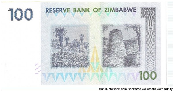 Banknote from Zimbabwe year 2007