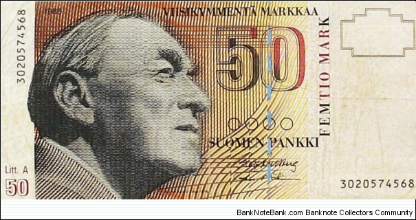 50 Markkaa Banknote