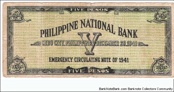 Banknote from Philippines year 1941