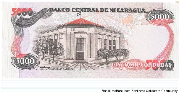 Banknote from Nicaragua year 1985