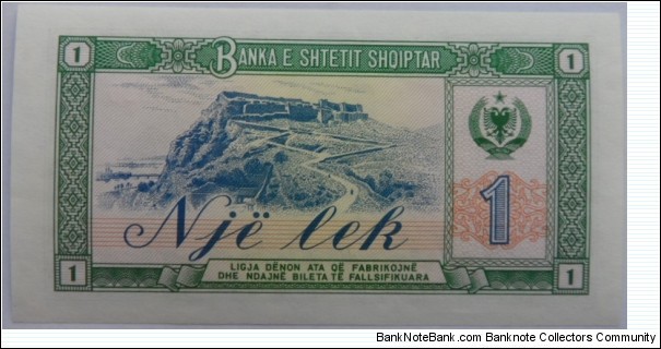 1 Lek Banknote