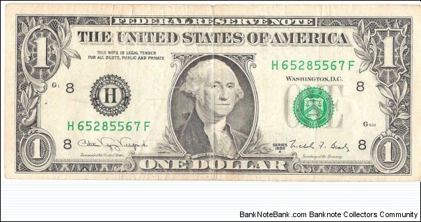 1 Dollar (St.Louis/Missouri) Banknote