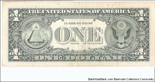 Banknote from USA year 1988