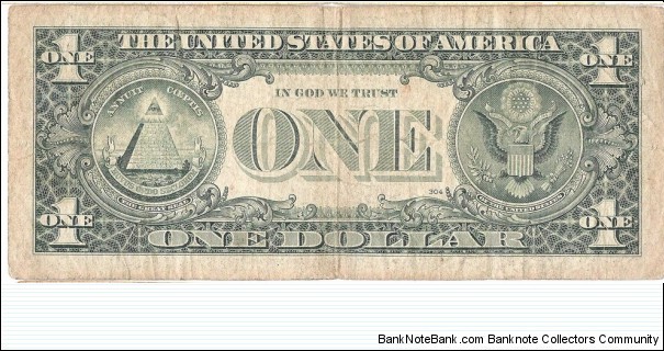 Banknote from USA year 1988