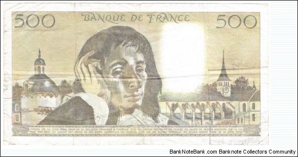 Banknote from France year 1985