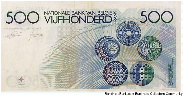 Banknote from Belgium year 1988