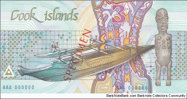 Banknote from Cook Islands year 1987