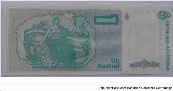 Banknote from Argentina year 1986