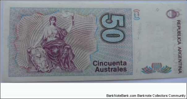 Banknote from Argentina year 1988