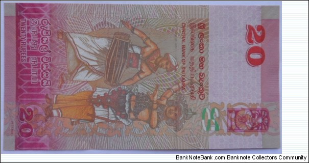 Banknote from Sri Lanka year 2010