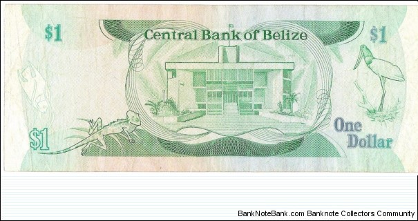 Banknote from Belize year 1983