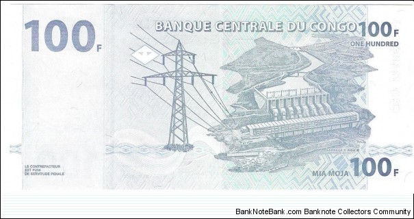 Banknote from Congo year 2000