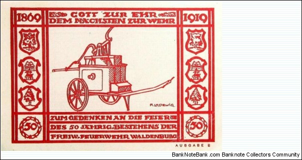 Banknote from Germany year 1920