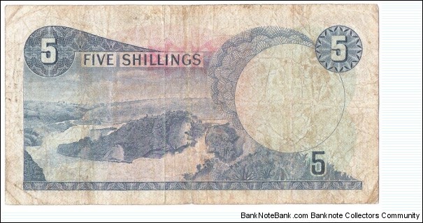 Banknote from Uganda year 1966