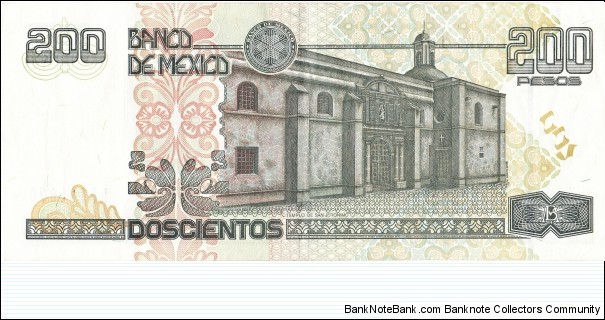 Banknote from Mexico year 2000