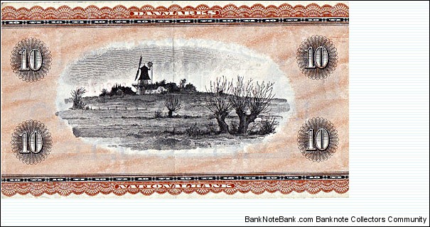 Banknote from Denmark year 1968