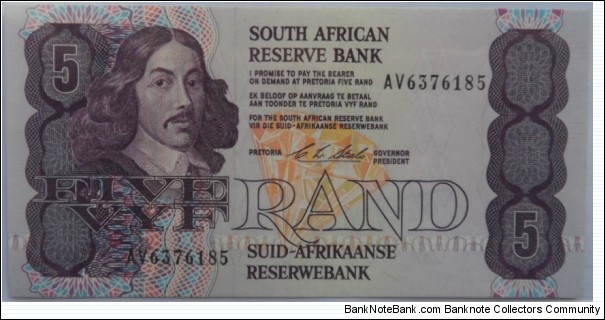 Five Rand
Stals Banknote