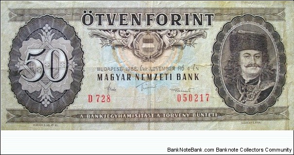 50 Forint Banknote