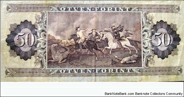 Banknote from Hungary year 1986