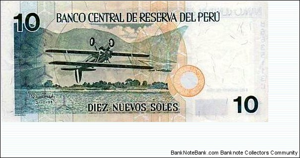 Banknote from Peru year 1996