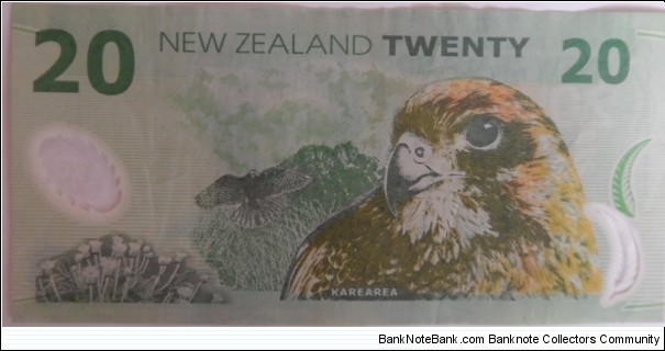 Banknote from New Zealand year 2015