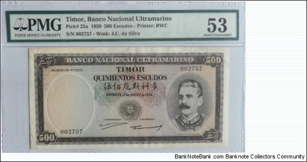 500 Escudos Banknote