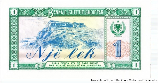 Banknote from Albania year 1976