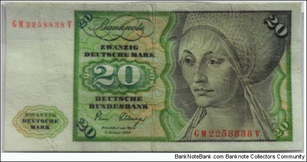 20 Deutche Mark Banknote