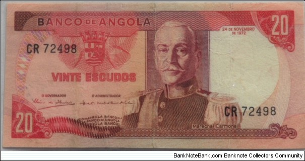 20 Escudos Banknote