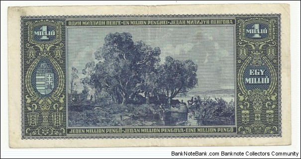 Banknote from Hungary year 1945