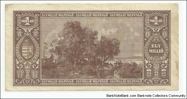 Banknote from Hungary year 1946