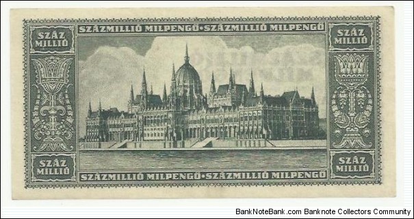 Banknote from Hungary year 1946