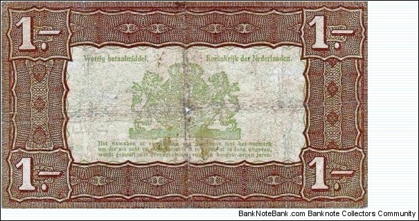 Banknote from Netherlands year 1938