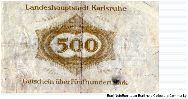 Banknote from Germany year 1922